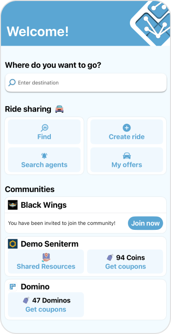DOMINO Ride-Sharing App